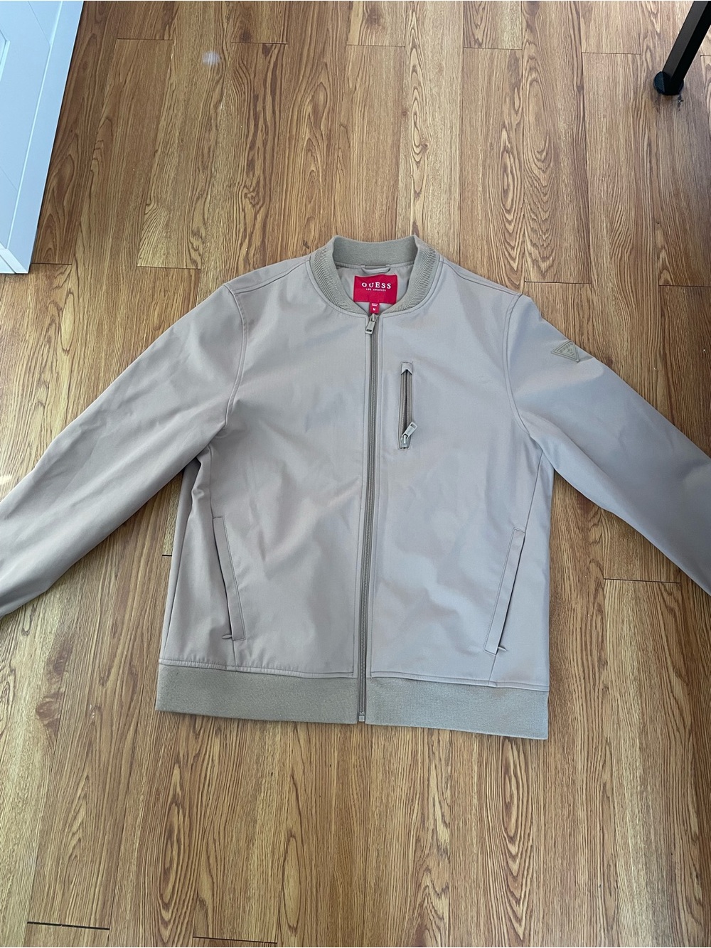 Guess Taupe Men's Bomber Jacket
